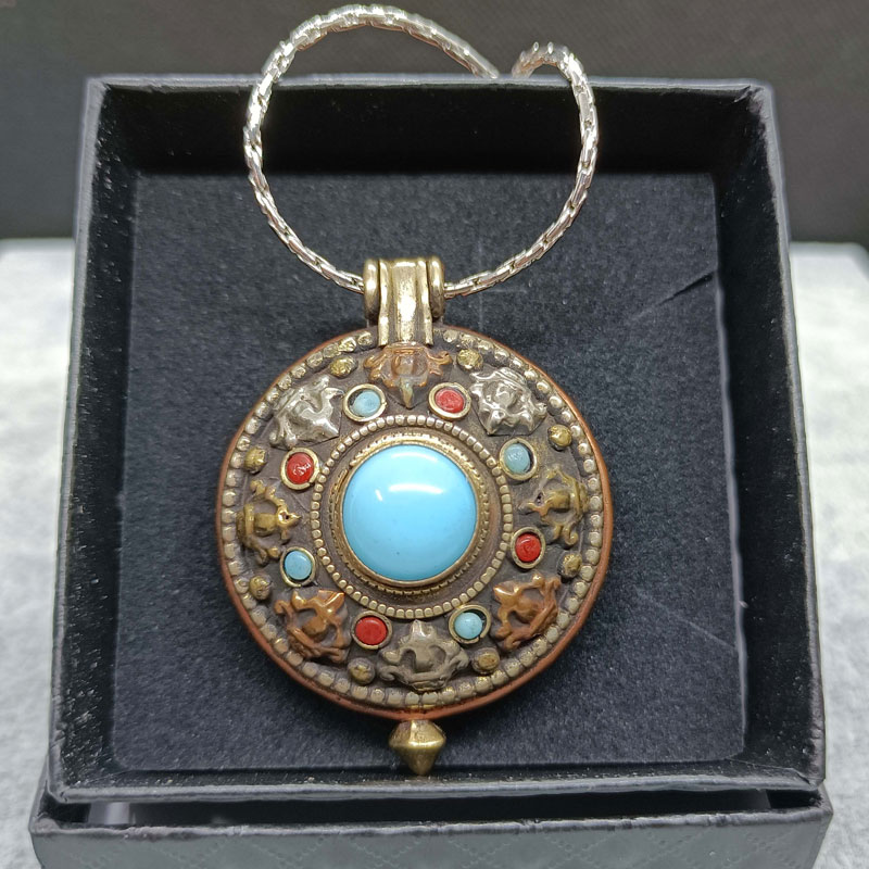 銀合金,嘎烏項鍊,開運商品,藏傳佛教