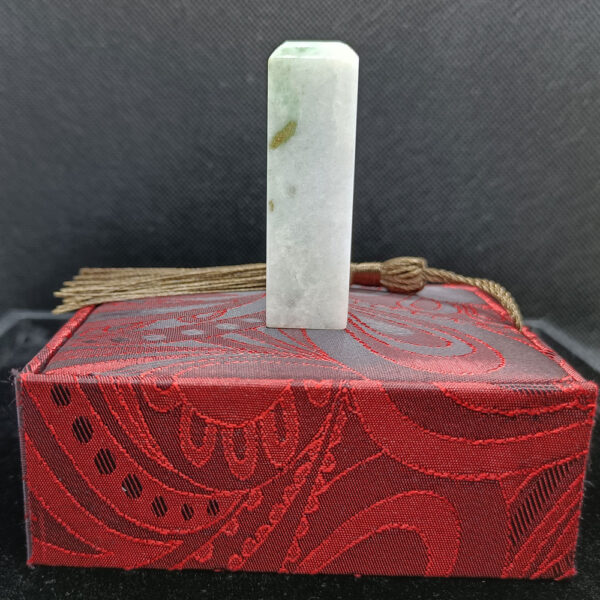 天然緬甸,硬玉翡翠,A貨,附證書,翡翠印章