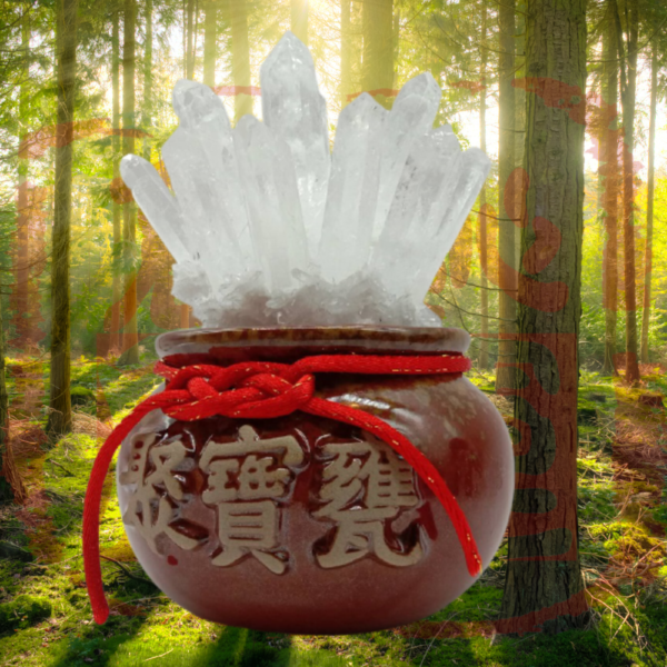 白水晶簇,五色水晶,聚寶甕,開運商品